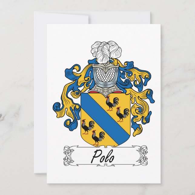 Polo Family Crest (Framsida)