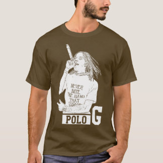 Polo G Rapper White retro T Shirt