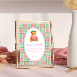 Polo Girl Nalle Diaper Raffle Poster