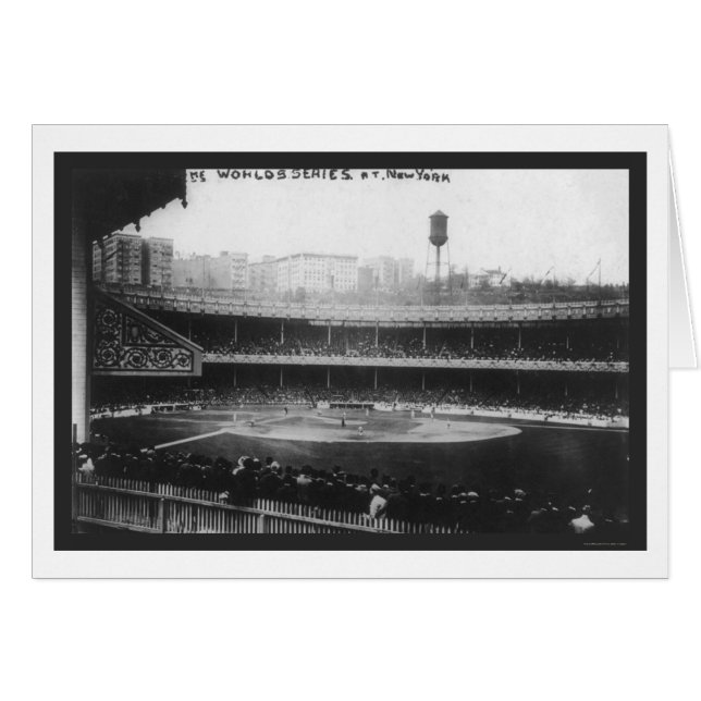 Polo Grounds Series Baseball 1913 Hälsningskort (Framsidan Horizontal)