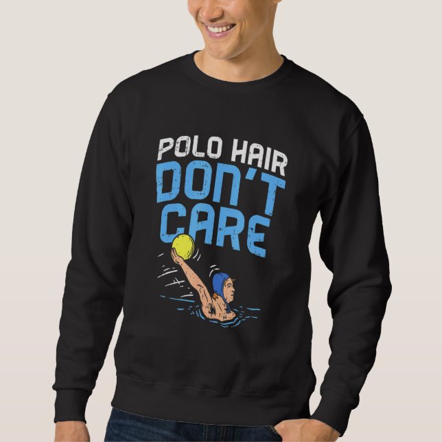 Polo Hair Dont Care Lång Ärmad Tröja (Framsida)