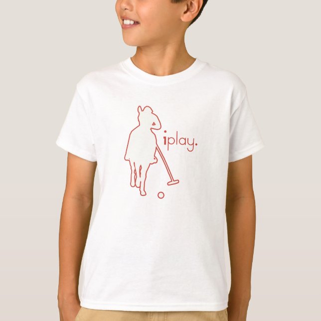 Polo-häst T-shirt (Framsida)