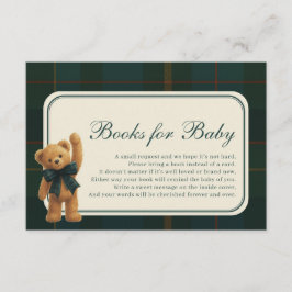 Polo Heritage Teddy Bear Böcker för Baby Boy Tilläggskort