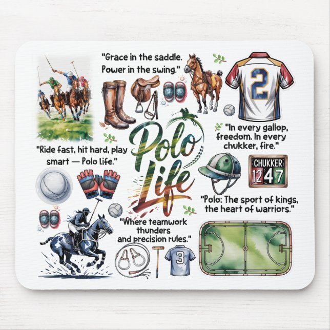 Polo Life Illustrated Musmatta (Framsidan)