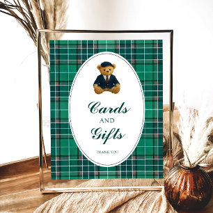 Polo Luxury Nalle Baby Shower Cards and Gifts Poster