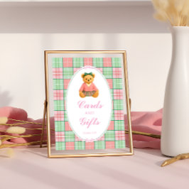 Polo Luxury Nalle Baby Shower Cards and Gifts Poster
