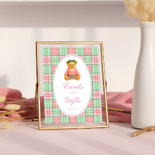 Polo Luxury Nalle Baby Shower Cards and Gifts Poster