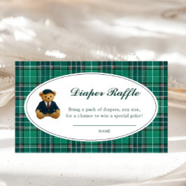 Polo Nalle Baby Shower Diaper Raffle Tilläggskort
