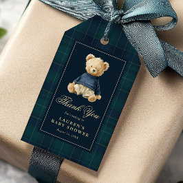 Polo Nalle Babyshower Tack Kort
