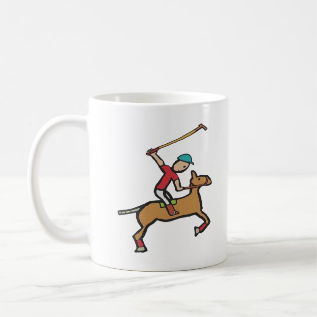 Polo Pay Horse and Rider Kaffemugg (Vänster)