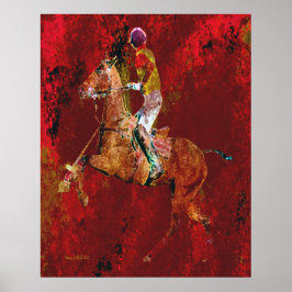 Polo Player Poster