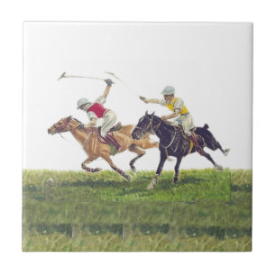 Polo Ponies Kakelplatta