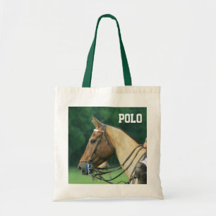 Polo Pony med Rider Tote Bag Tygkasse