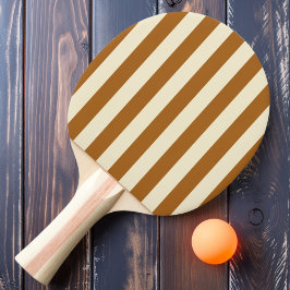 Polo-randig Bränd Sand-färg Pingisracket