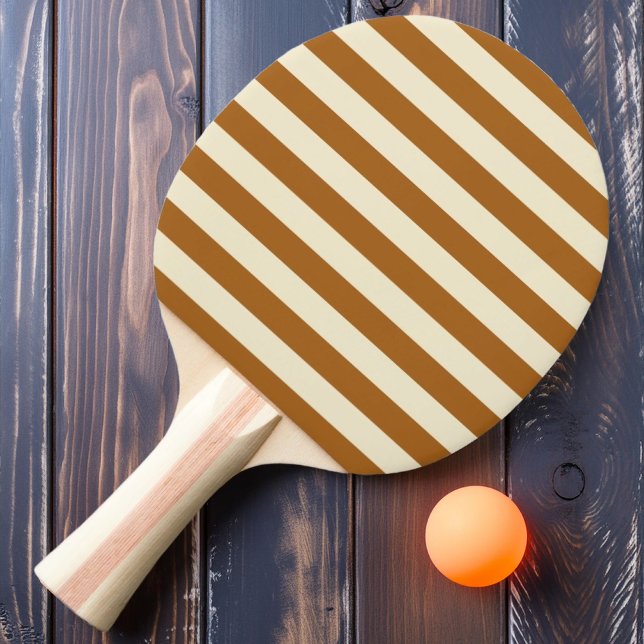 Polo-randig bränd sandfärg pingisracket (Skapare uppladdad)