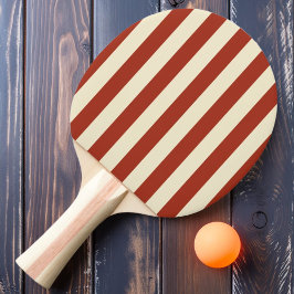 Polo-randig bränd sienna-färg pingisracket