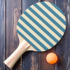 Polo-randig djup akvafärg pingisracket