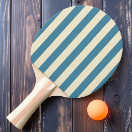 Polo-randig djup akvafärg pingisracket