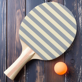 Polo Randig Duvgrå Färg Pingisracket
