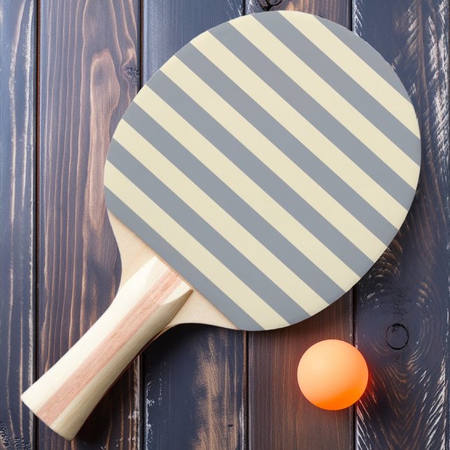 Polo Randig Duvgrå Färg Pingisracket (Skapare uppladdad)