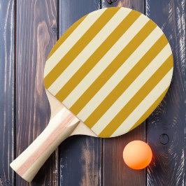 Polo-randig gulockra färg pingisracket