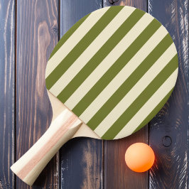 Polo-randig Söt Oliv-färg Pingisracket