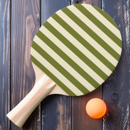 Polo-randig Sweet Olive-färg Pingisracket