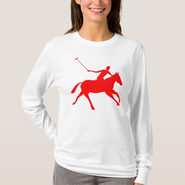Polo - röd t-shirt (Framsida)