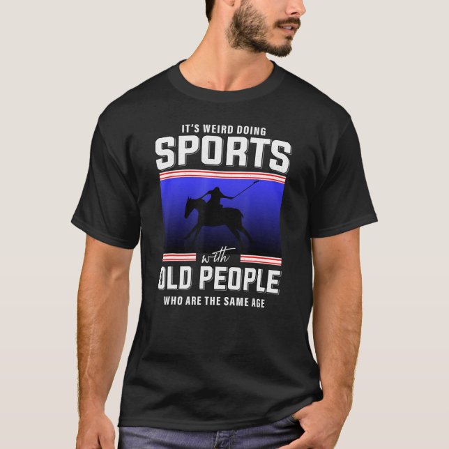 Polo-spelare i pension har gått i pension p t shirt (Framsida)