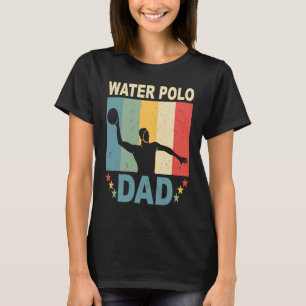 Polo-spelare i vatten polo pappa vatten polo vatte t shirt