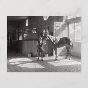 Polo Stables, 1933 Vykort