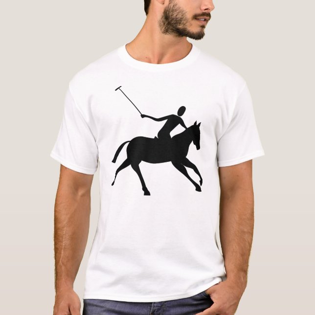 Polo - svart tee (Framsida)