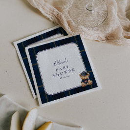 Polo Teddy Bear Baby Shower  Pappersservett