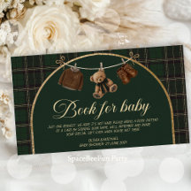 Polo Teddy Bear Classic Baby Shower book for baby