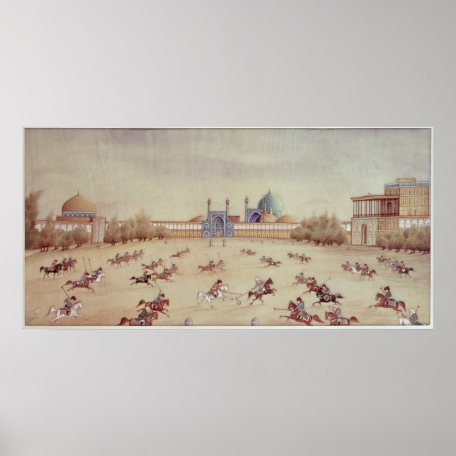 Polo vid Isfahan Poster (Framsidan)