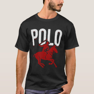 Poloatleter Polo Spelare Häst Ridning Ridsport T Shirt