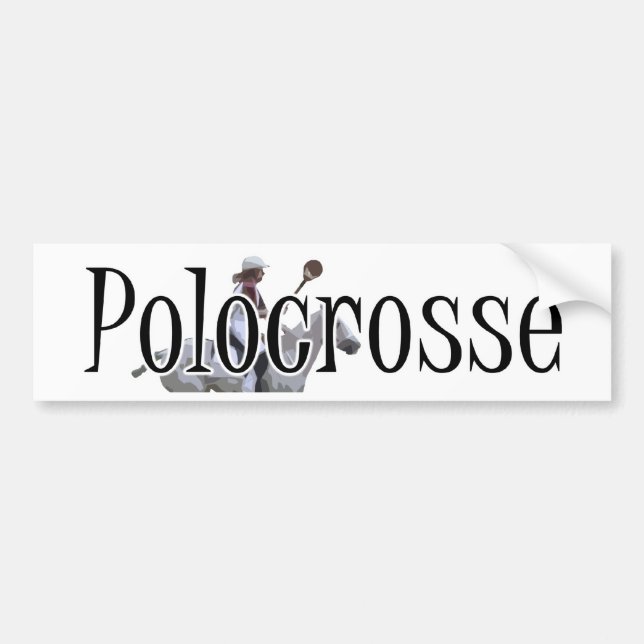 Polocrosse bildekal (Framsidan)