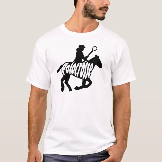 Polocrosse (Silhouette) 3 T-shirt (Framsida)