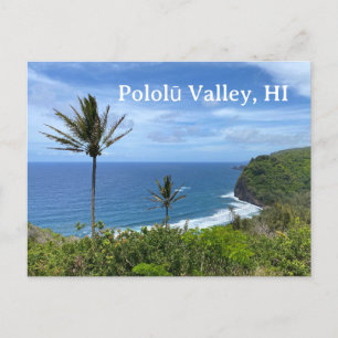 Pololū Valley, HI Vykort