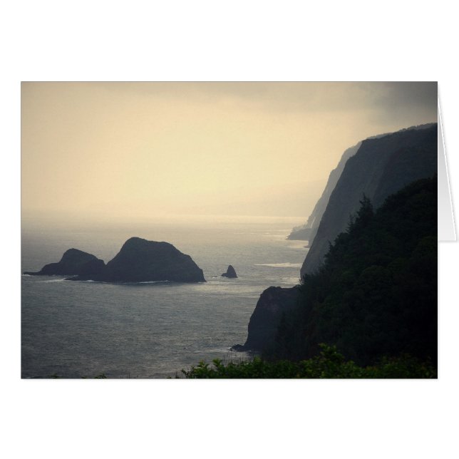 Pololu Valley Lookout, Hawaii, kort (Framsidan Horizontal)