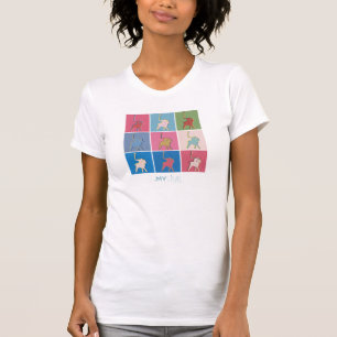 Polorastertryck T Shirt