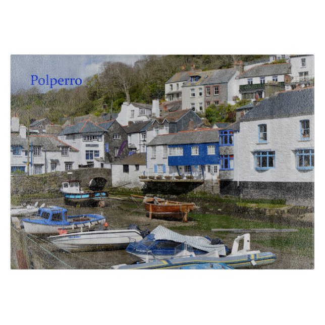 Polperro Cornwall England Low Tide (Framsidan)