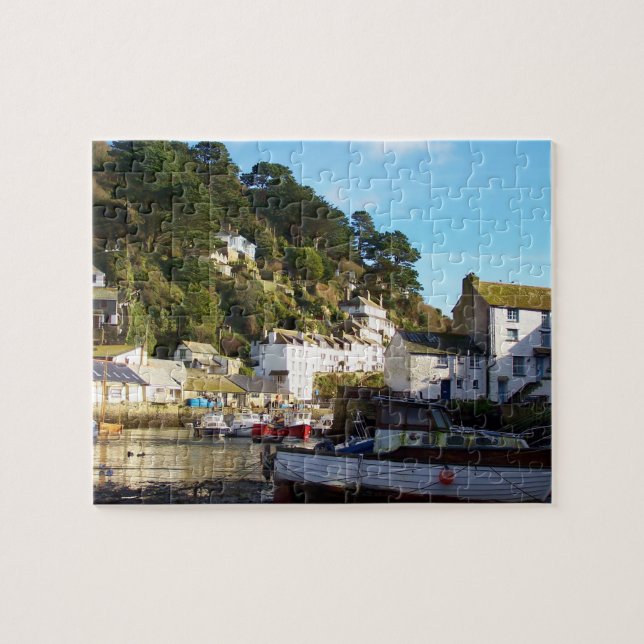 Polperro Cornwall England Pussel (Horisontell)