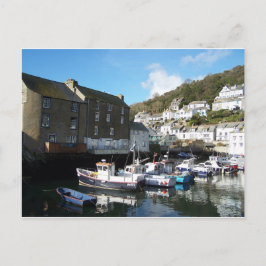 Polperro Cornwall-vykort för fotografi Vykort