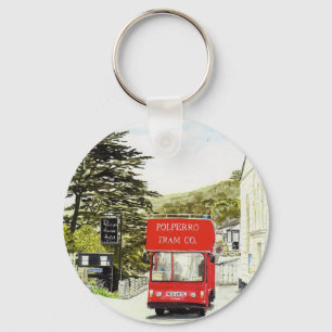 "Polperro spårvagn" Keychain Nyckelring