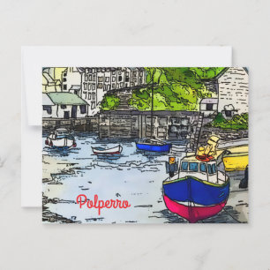 Polperro Vykort