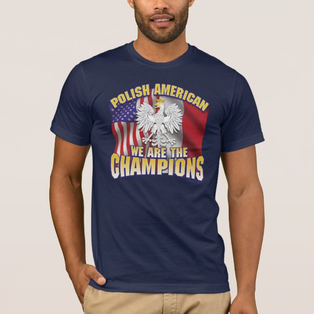 Polsk amerikan tee shirt (Framsida)