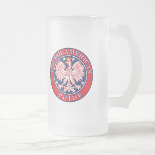 Polsk amerikanpride frostat ölglas