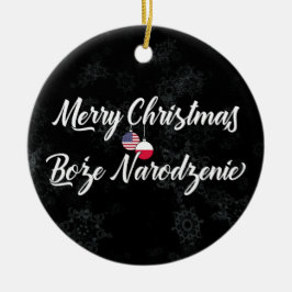 Polsk amerikansk Bilingual Helgdag Dekoration