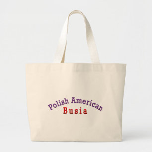Polsk amerikansk Busia Jumbo Tygkasse